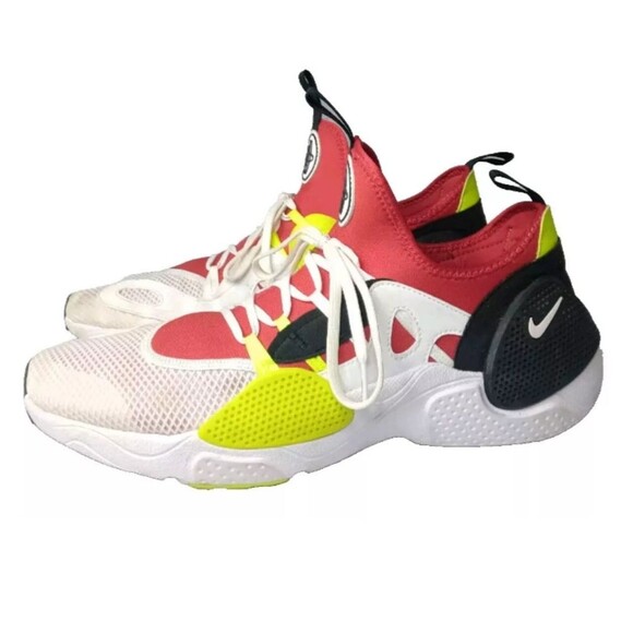 Nike Huarache Edge Txt Shoes Men\'s Size 13 White University Red Volt Black main image 4